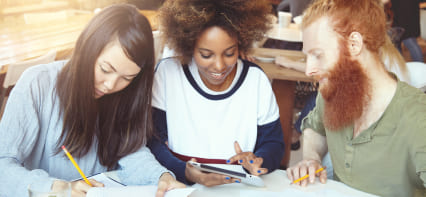 Collaborateurs en bonne santé