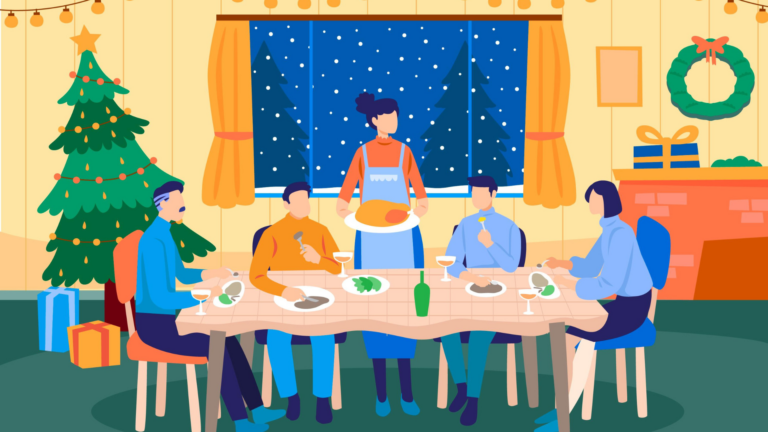 Après les long repas de fêtes le mal de dos peut être fréquent