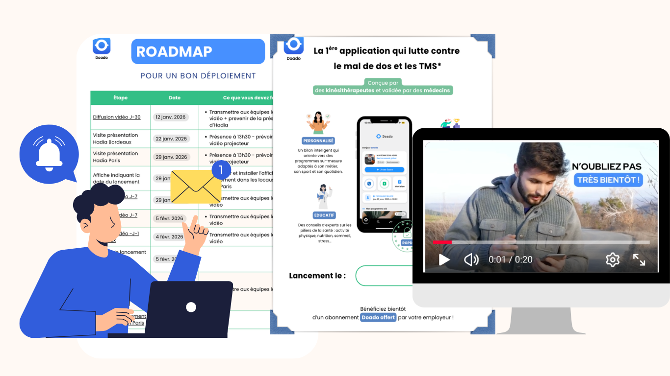 on vous accompagne avant avec Doado