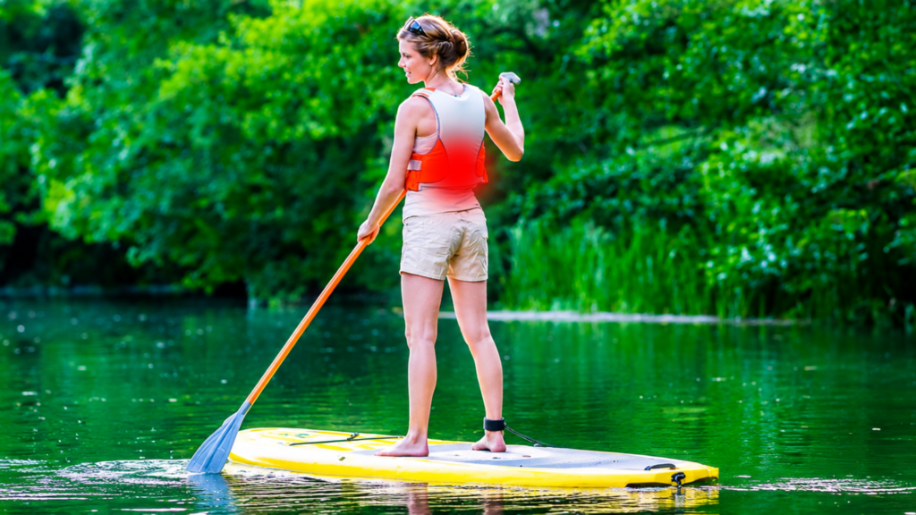 Paddle et douleurs au dos